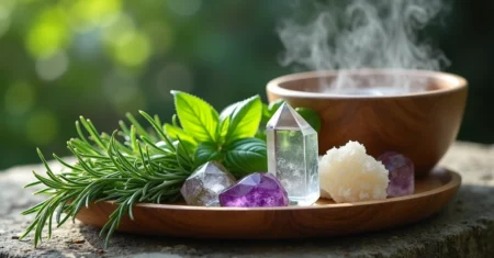 Banhos Energéticos: Poderes das Ervas e Cristais
