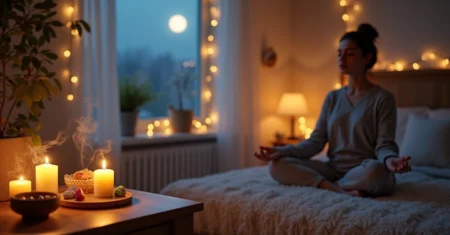Como criar uma rotina noturna espiritual para sono restaurador