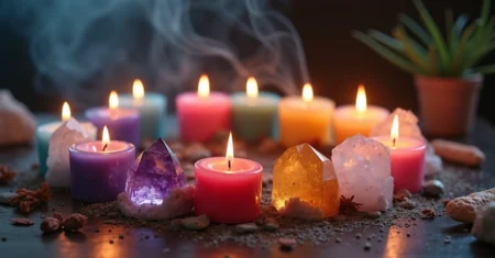Magia das cores: quais usar em velas e cristais nos rituais