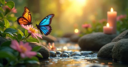 Simbolismo das borboletas na transformação espiritual em rituais