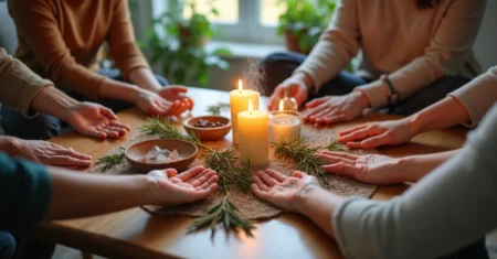 Como limpar a energia familiar com rituais coletivos simples