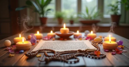 Como praticar gratidão esotérica com mantras e rituais simples