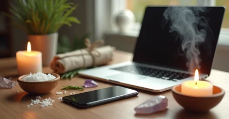 Como limpar energias do celular e computador com magia simples