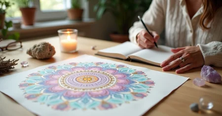 Como traçar metas pessoais usando mandalas de intenção