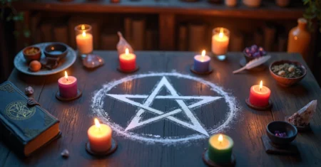 Como usar o pentagrama para organizar rituais de proteção