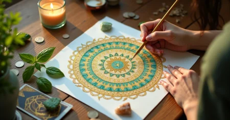Como fazer mandalas para manifestar abundância facilmente