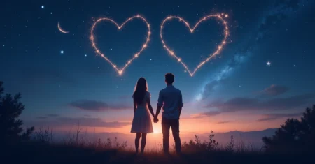 Como perceber sinais de sincronia romântica no universo