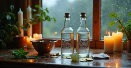 Como usar a água da chuva em simpatias para abundância