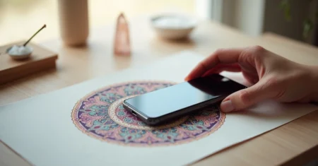 Como usar mandalas impressas para proteger o seu celular