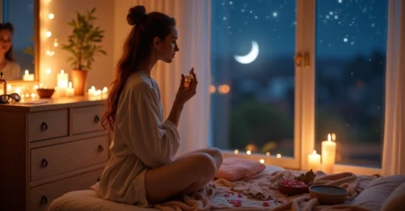 Autocuidado feminino: rituais esotéricos de beleza noturna