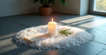 Ritual do perdão com sal grosso: exercícios fáceis de luz