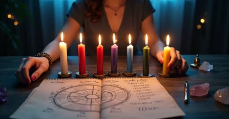 Como escolher velas para rituais com a data de nascimento