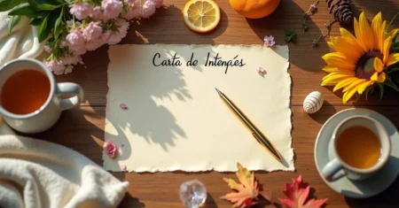 Como escrever cartas de intenção para cada estação do ano