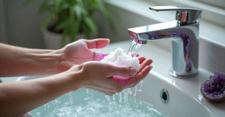 Toque energético: como ativar sua proteção ao lavar as mãos