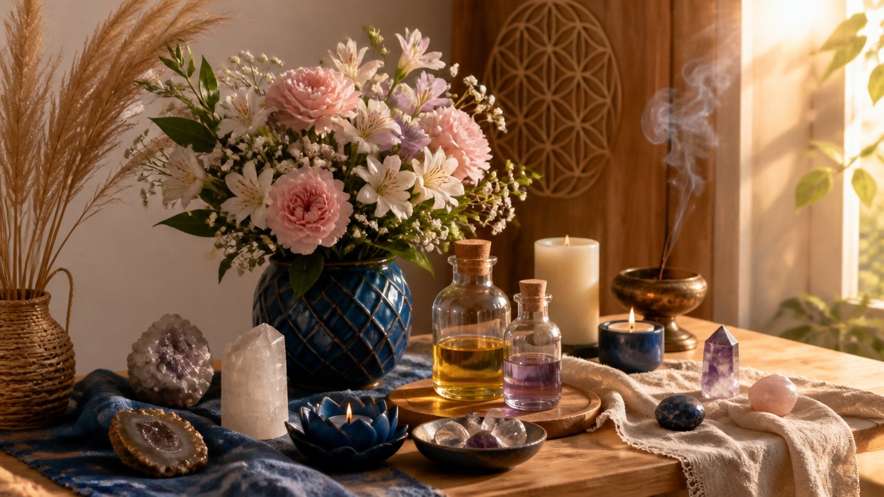 Fragrâncias florais no altar, como usar bem
